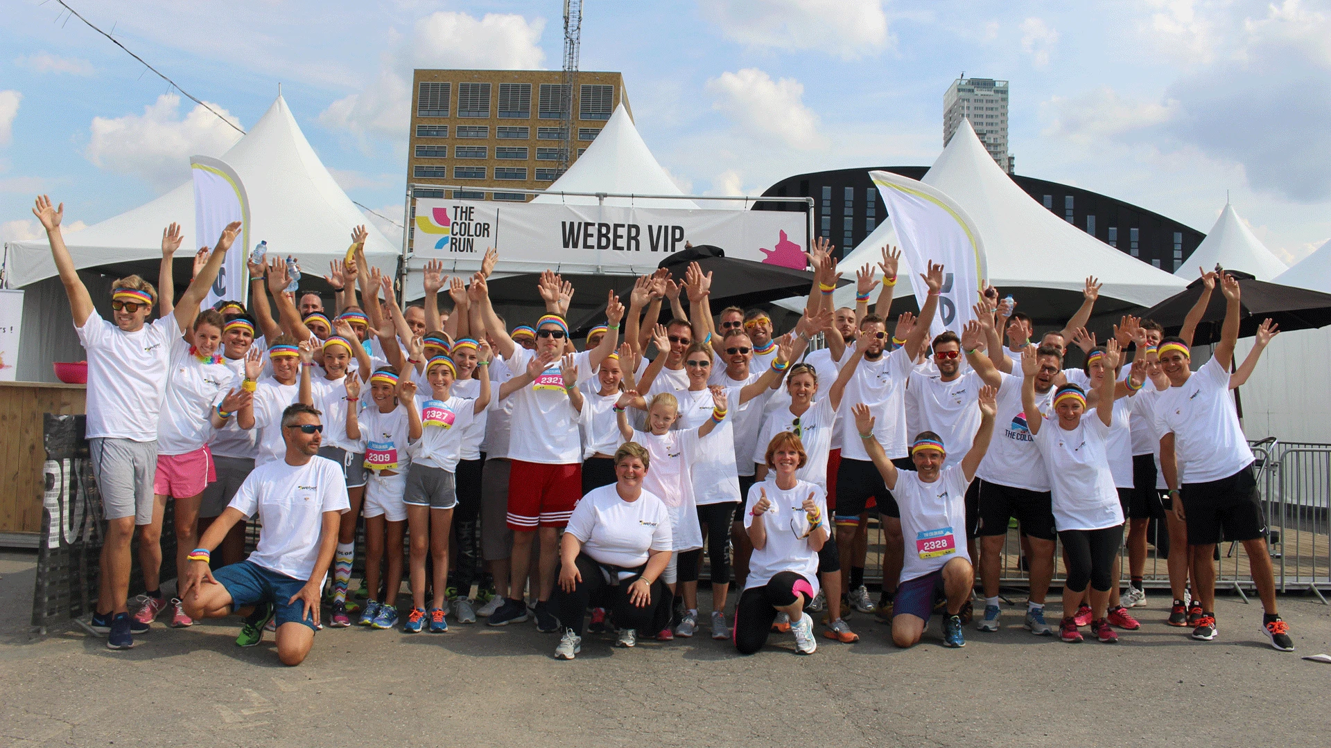 groepsfoto colorrun