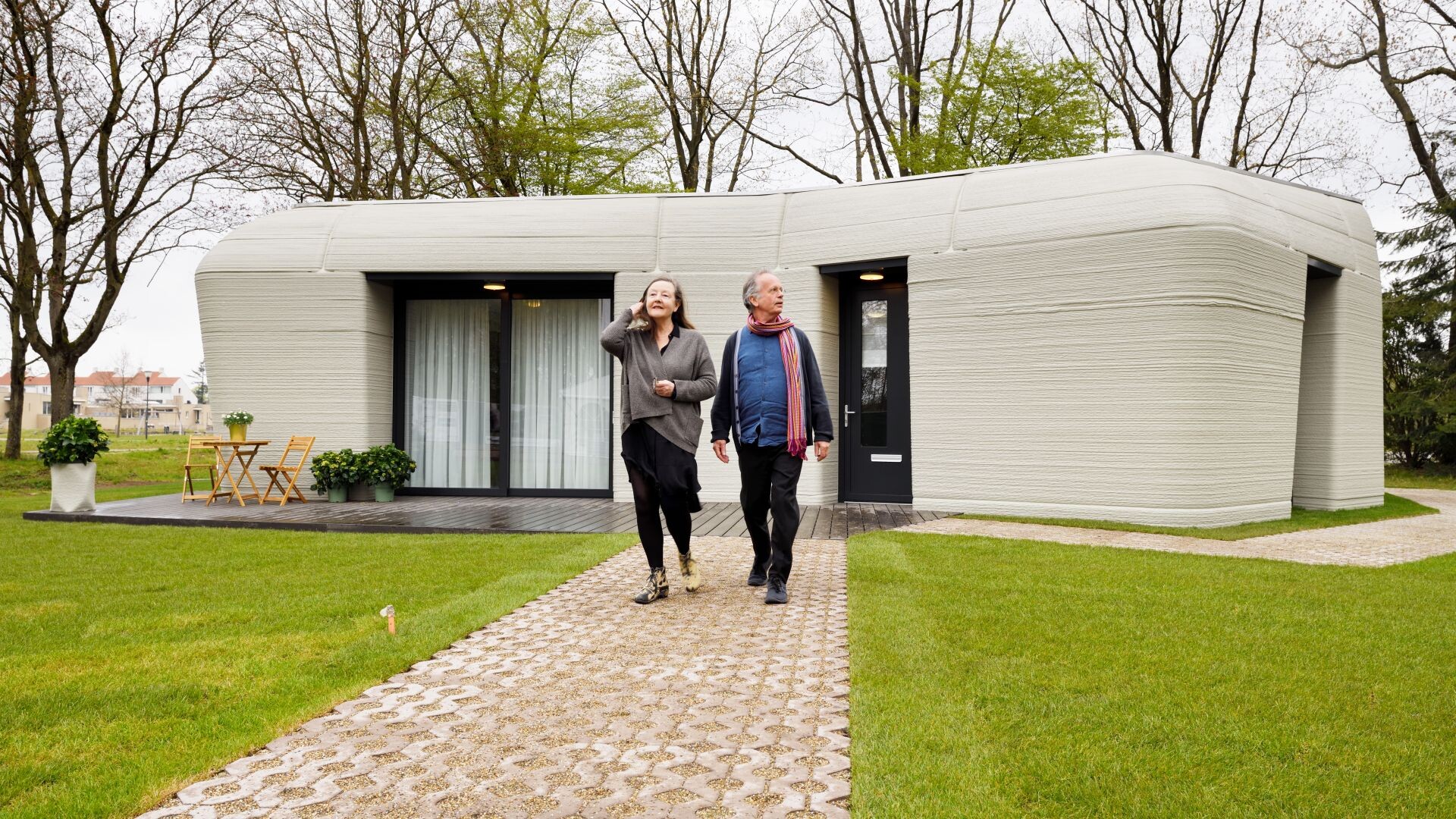 1ste bewoners 3D-betonprinting project Milestone