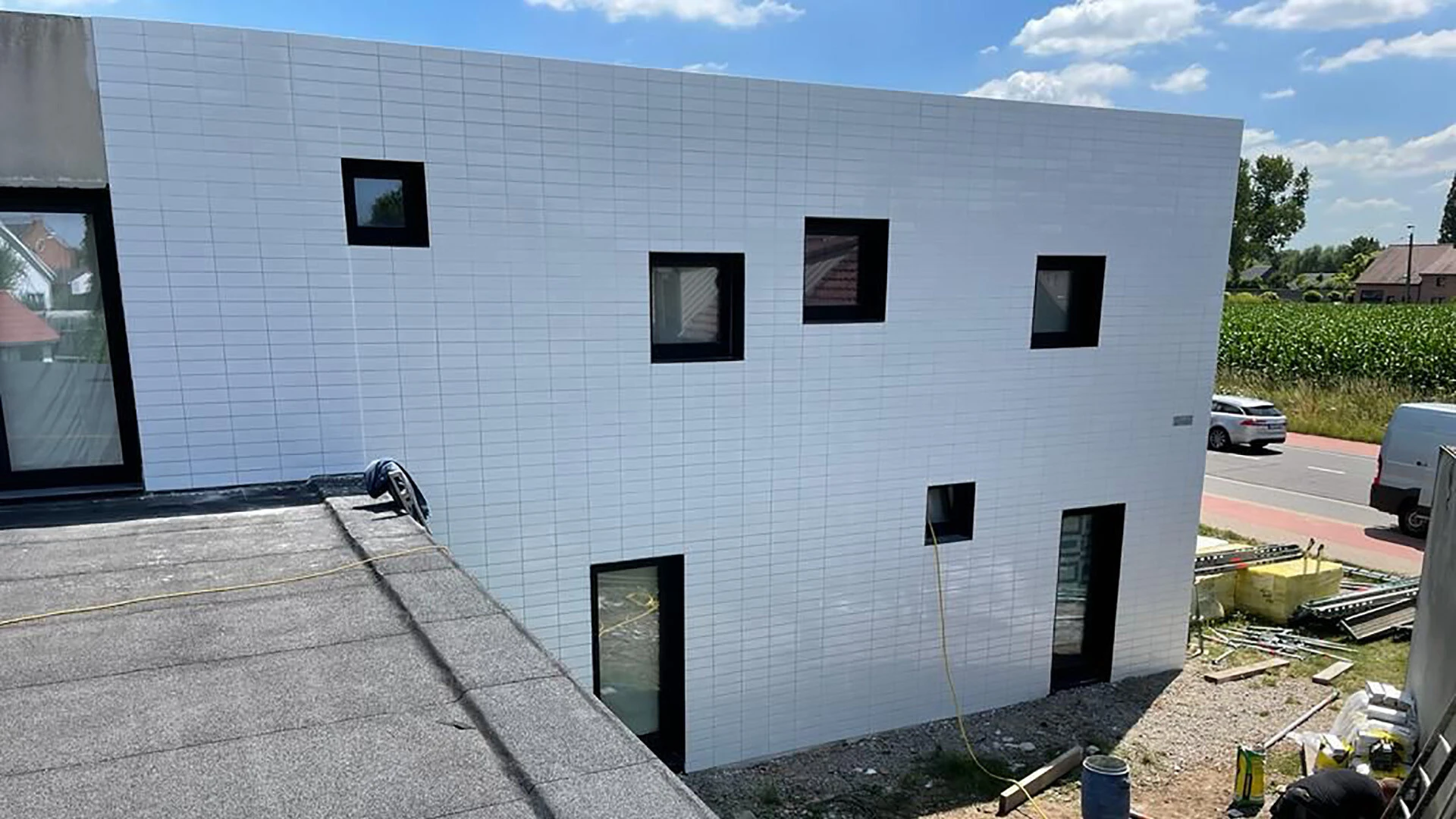 Project: Tegels op gevel Koningshooikt