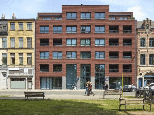 Vooraanzicht gevel Steendok