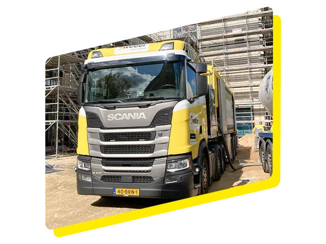 1. De Pomptruck arriveert